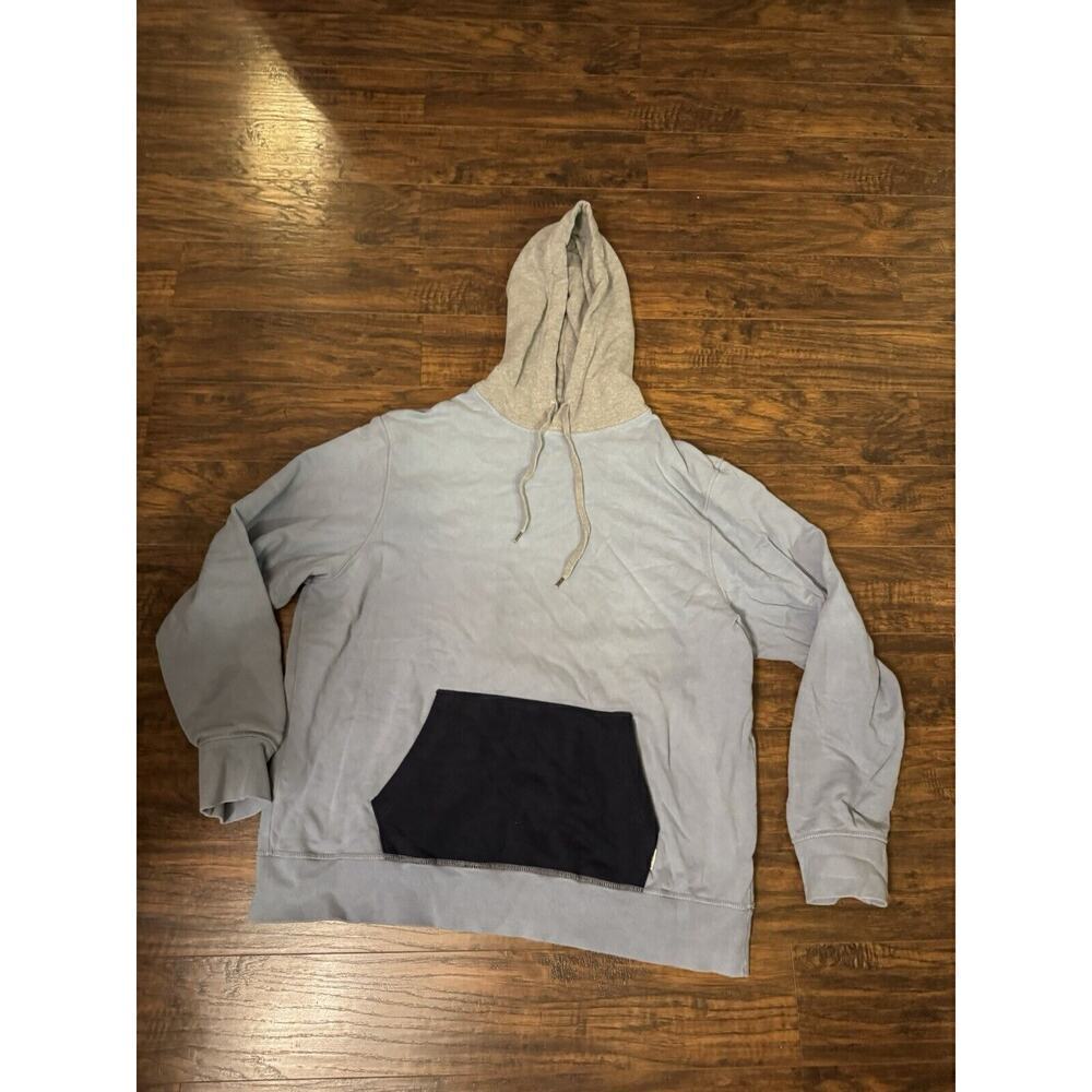 American Eagle Outfitters Sweatshirt Hoodie Men's XXL Blue Gray 100% Cotton